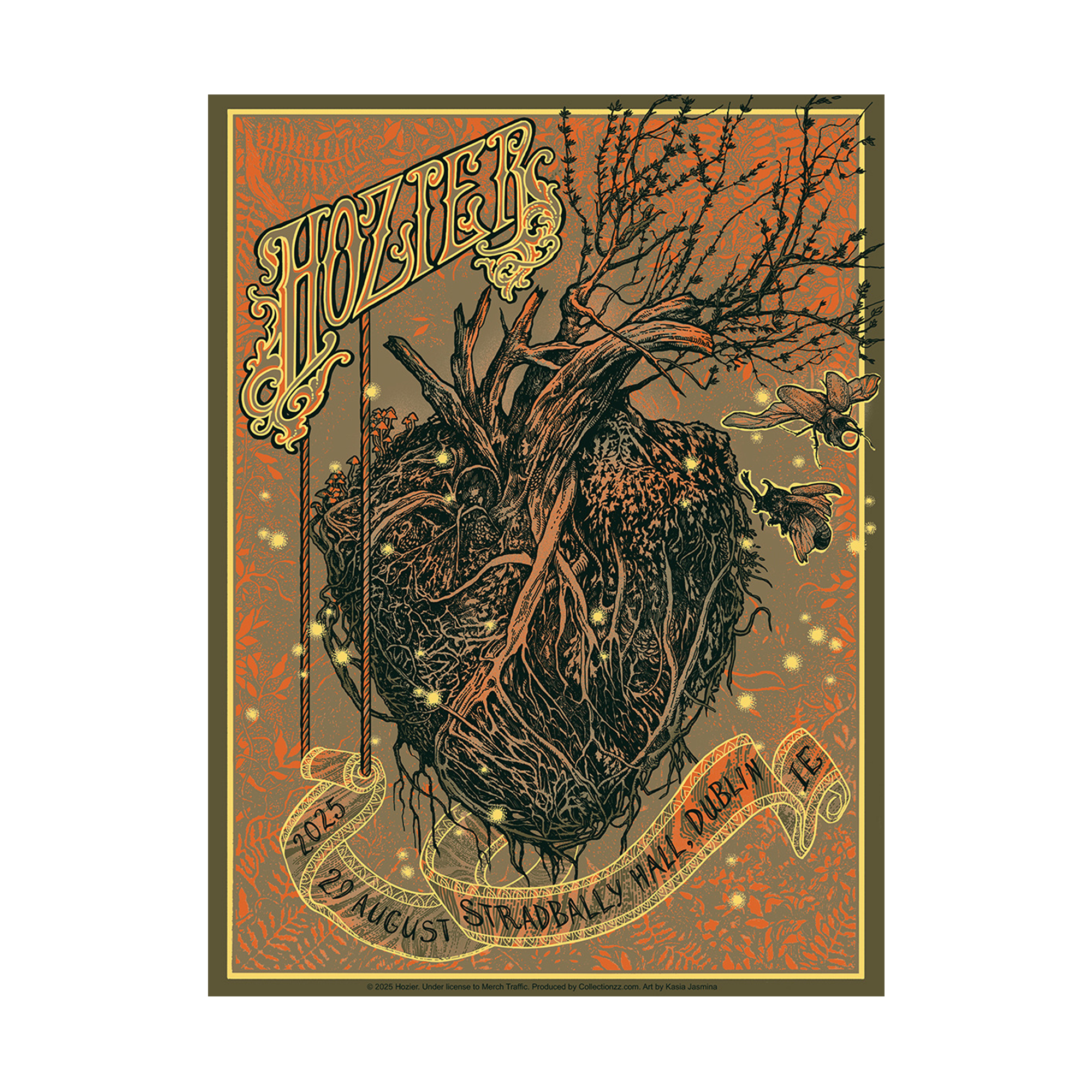 Unreal Unearth Tour 2025 Stradbally Hall Poster - Hozier