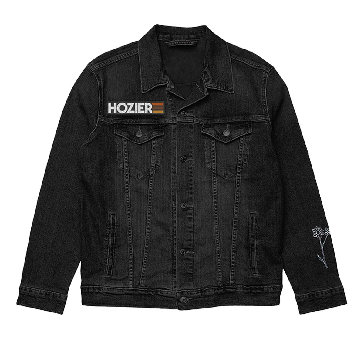 Lost In A Haze Black Denim Jacket Hozier