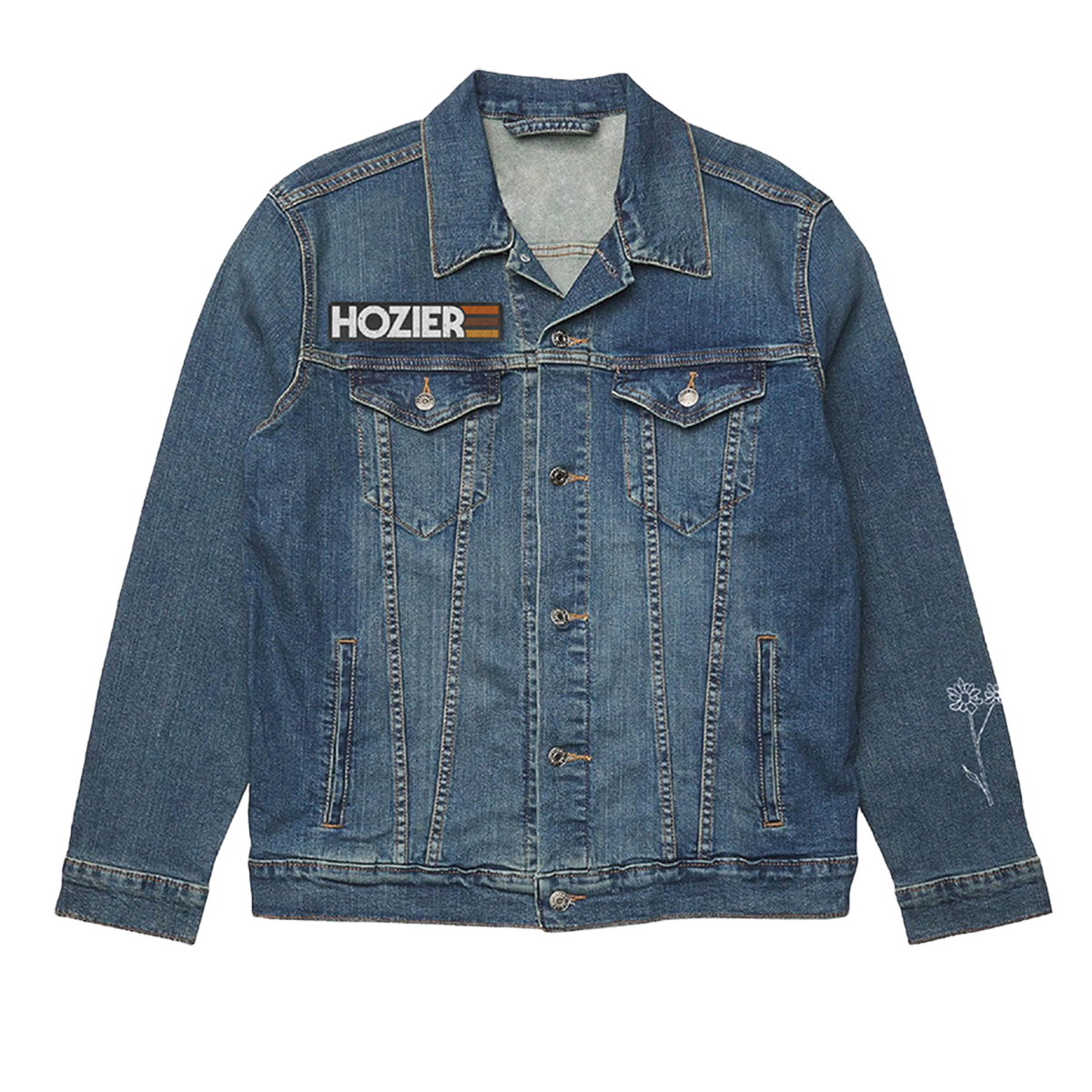 Lost In A Haze Blue Denim Jacket - Hozier Lost In A Haze Blue Denim Jacket - Hozier