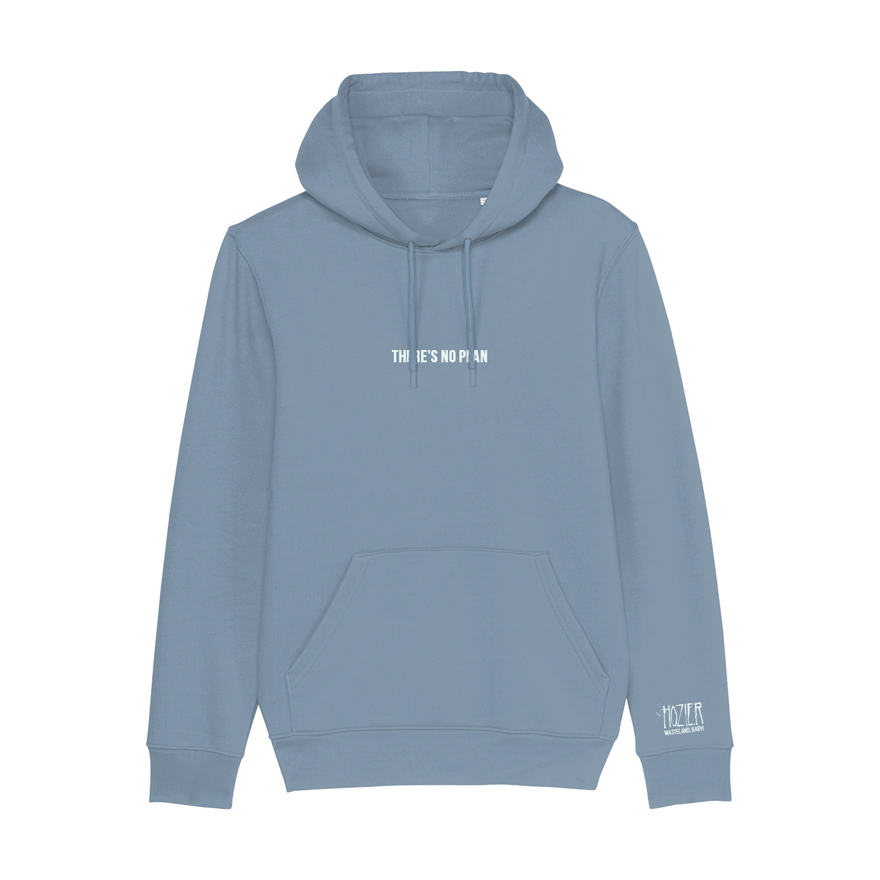 There's No Plan Stone Blue Hoodie - Hozier There's No Plan Stone Blue Hoodie - Hozier