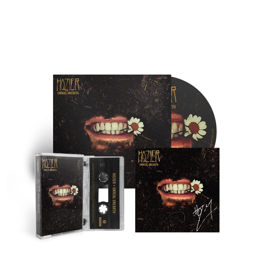 Unreal Unearth: CD, Cassette & Signed Art Card Bundle