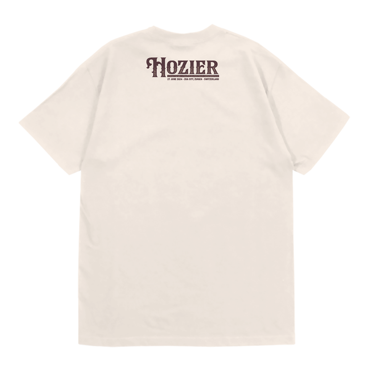 Hozier - Zurich Event T-Shirt