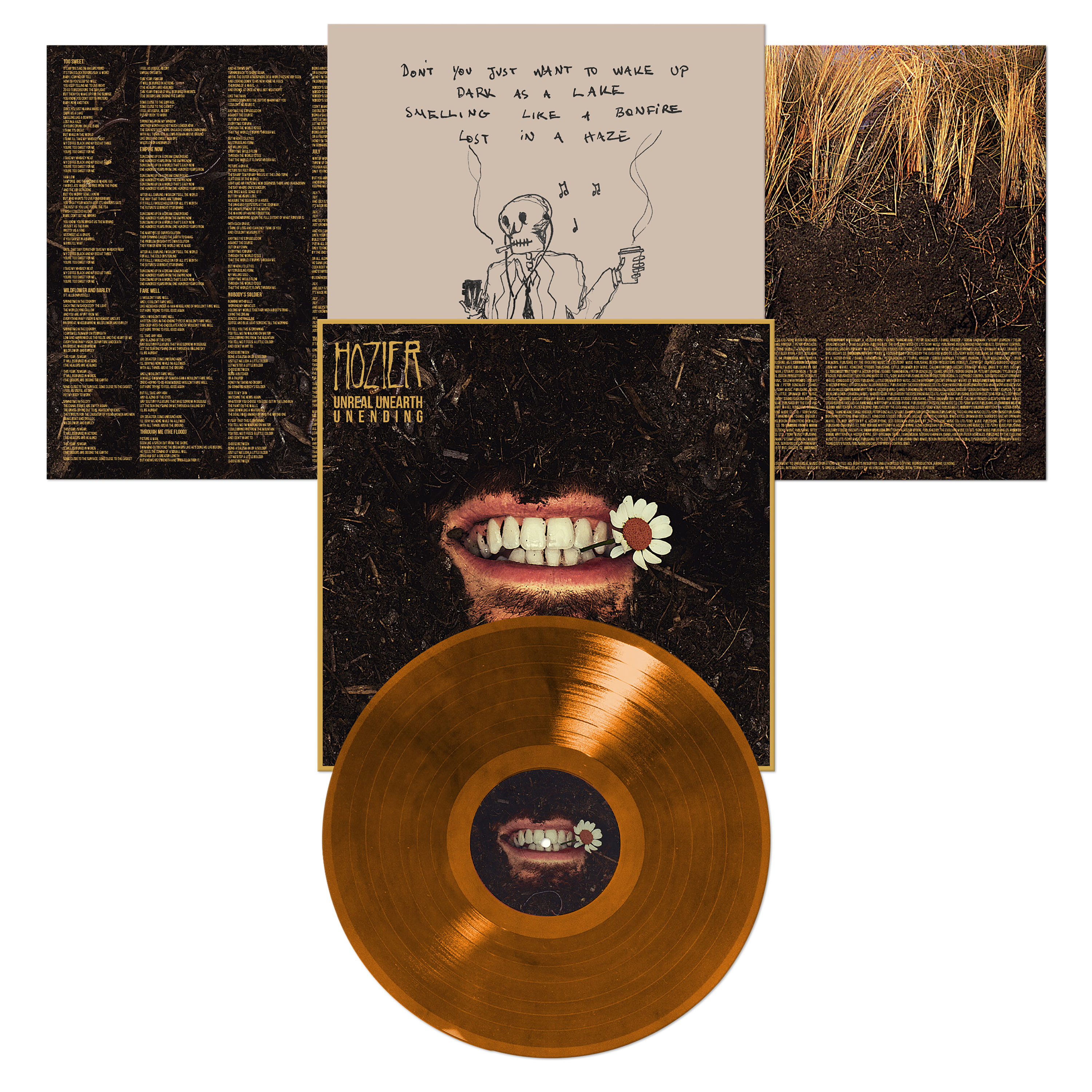 Hozier – Unreal Unearth Unending Companion Edition, Raw Ochre Vinyl LP Hozier – Unreal Unearth Unending Companion Edition, Raw Ochre Vinyl LP