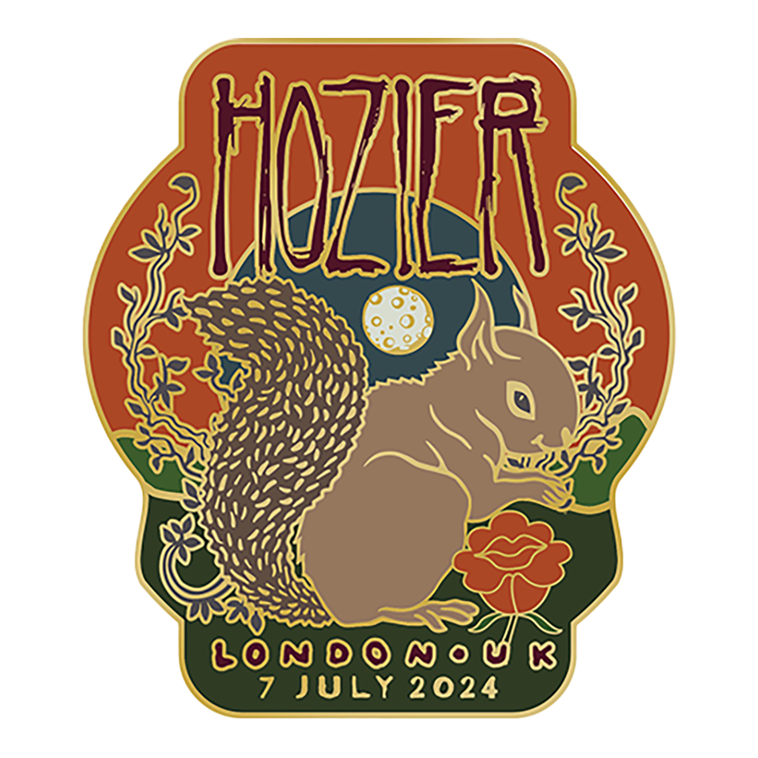 Hozier - London Event Pin