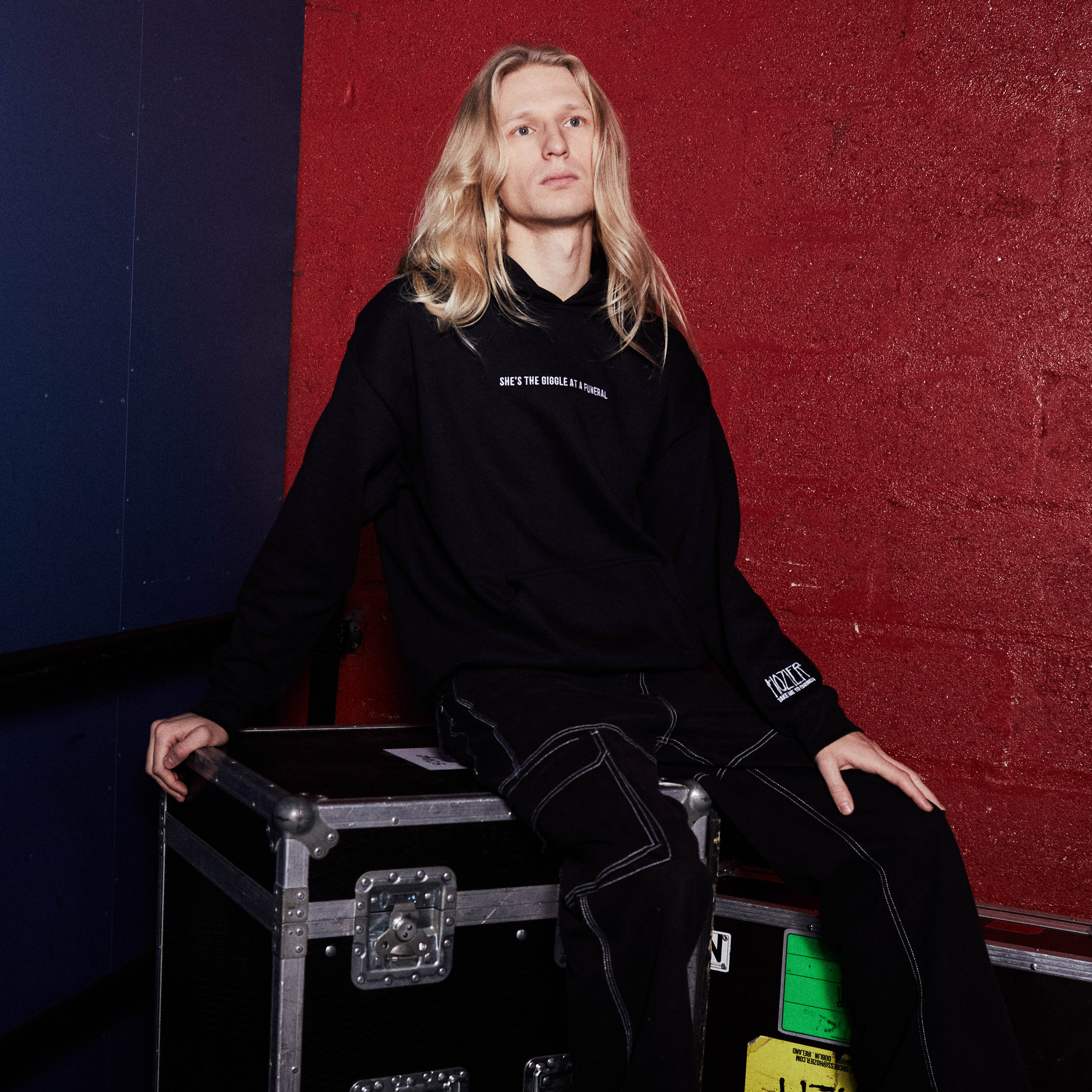 Hozier - She's The Giggle At A Funeral Black Hoodie