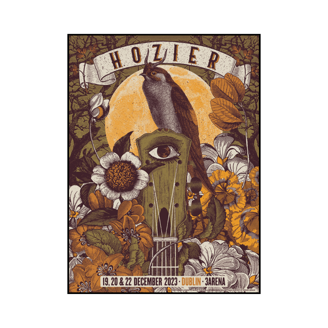 Hozier - Dublin Event Poster