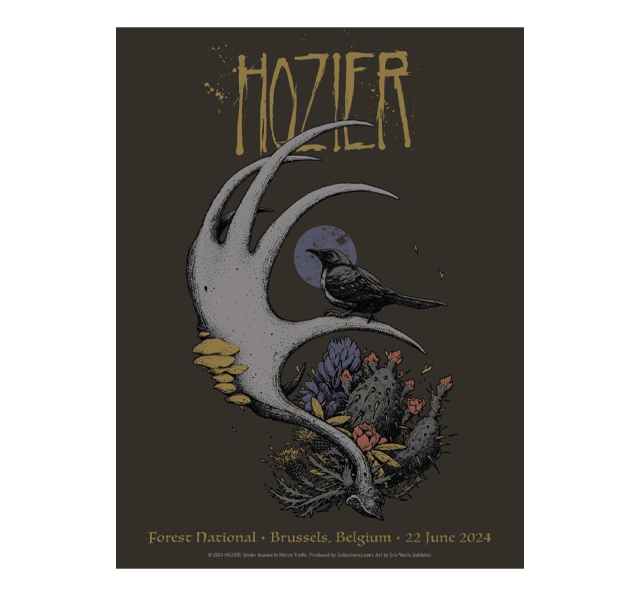 Hozier - Brussels Event Poster