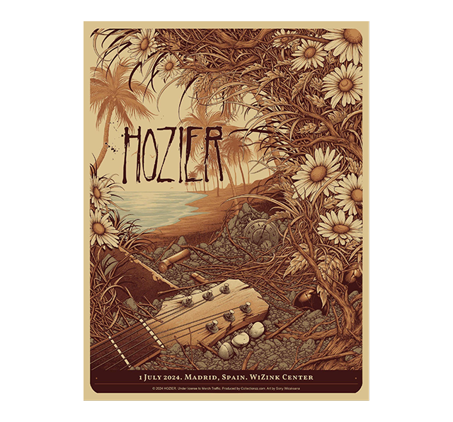 Hozier - Madrid Event Poster