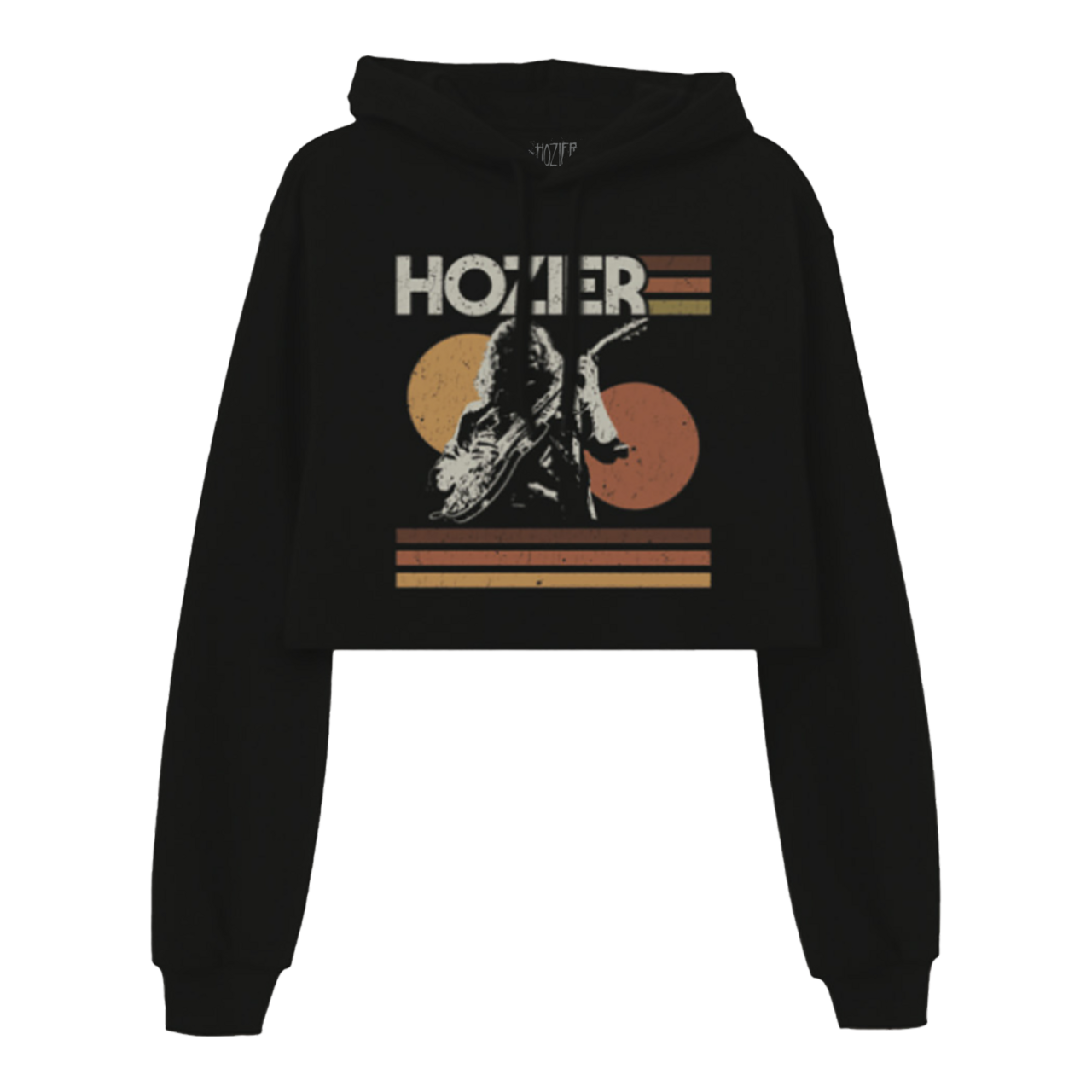 Hozier - 2024 Tour Print Cropped Hoodie