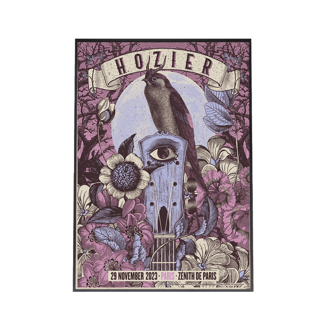 Hozier - Paris Event Poster